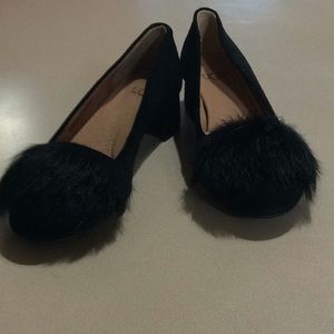 UGG Black chunk heel shoe